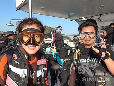 ダイブデッキでの1枚