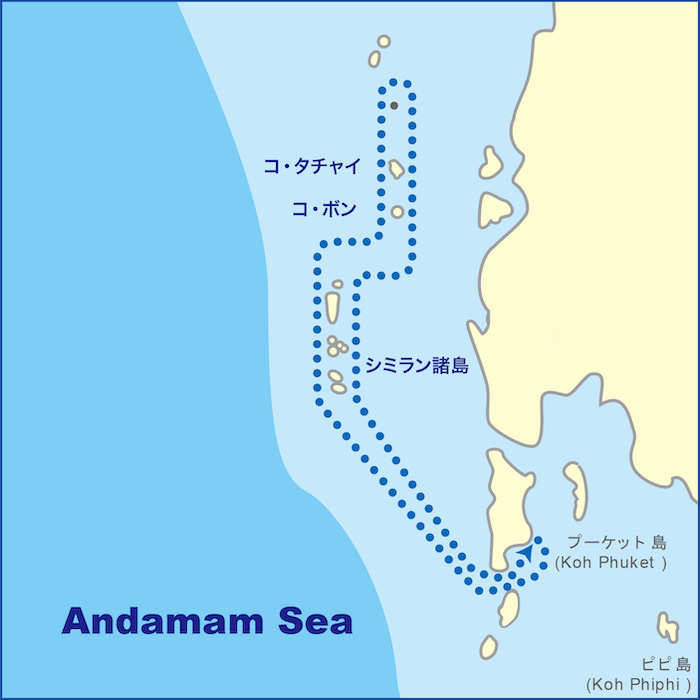 クルーズマップ／イッサラ／シミランクルーズ