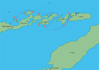Map/Alor - Maumere/MV Panunee
