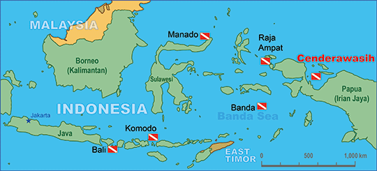 Map/Cenderawasih/MV Panunee